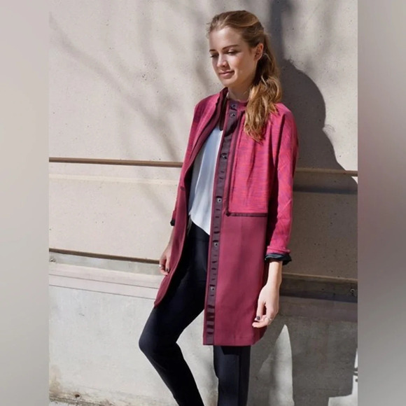 Lululemon Pink Cocoon Car Coat, size M - Picture 3 of 15